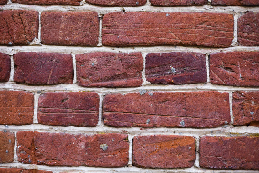 Red Brick Material Desktop Wallpaper