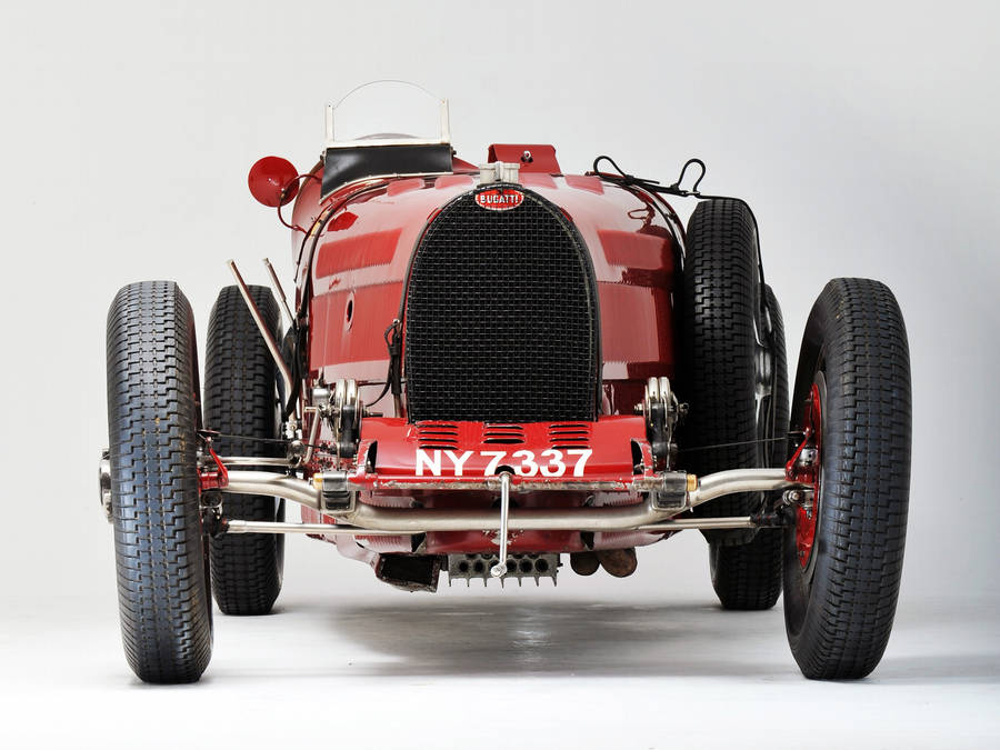 Red Bugatti Type 35 Iphone Wallpaper