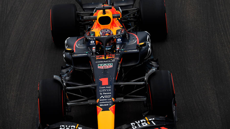 Red Bull Racing Max Overhead Wallpaper