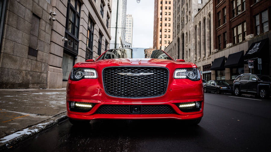 Red Chrysler 300 S Wallpaper