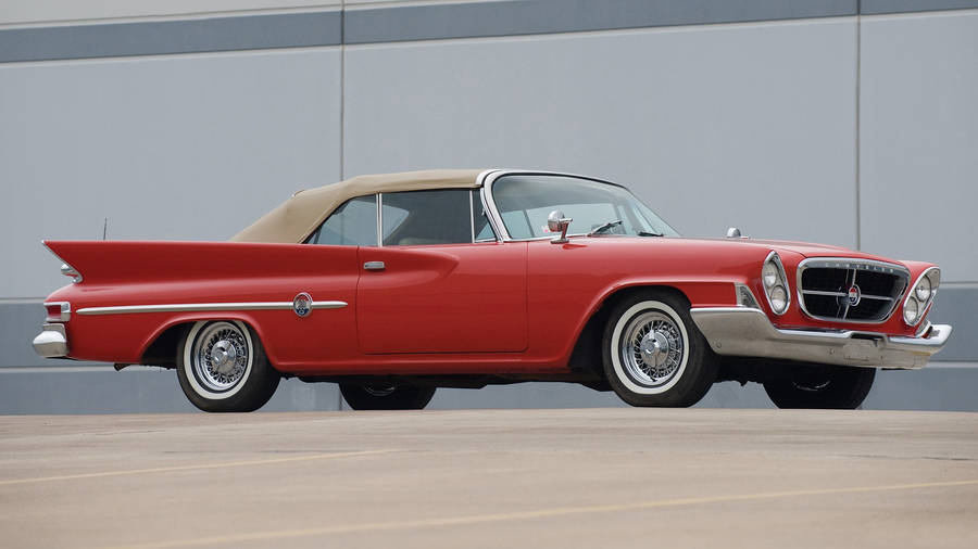 Red Chrysler Newport Wallpaper