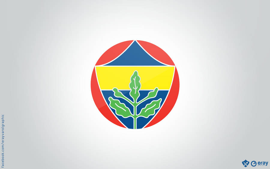 Red Circle Fenerbahce Logo Wallpaper