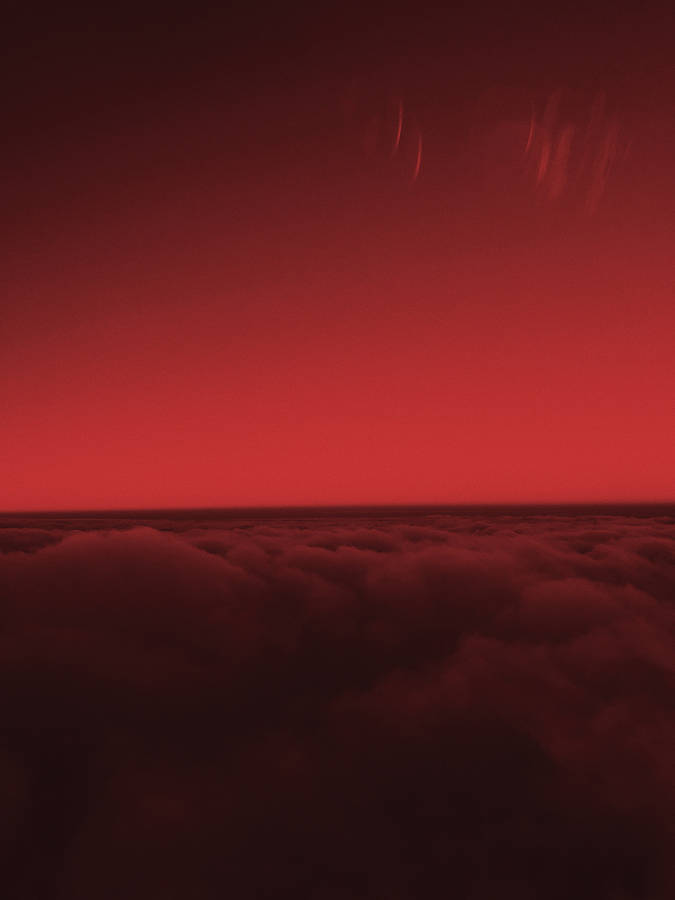 Red Cloud Background Wallpaper