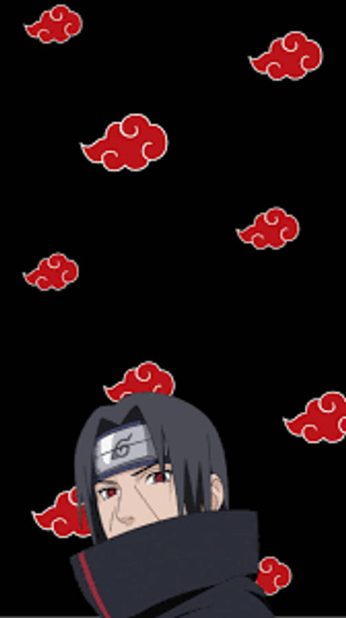 Red Cloud Naruto Itachi Uchiha Wallpaper