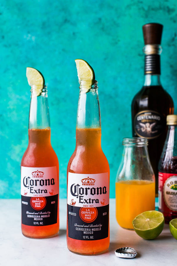 Red Corona Extra Cerveza Wallpaper