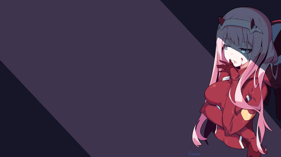 Red Darling In The Franxx Wallpaper