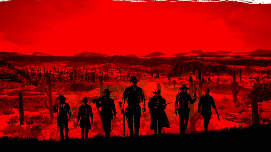 Red Dead Redemption 2 4k Red Wallpaper