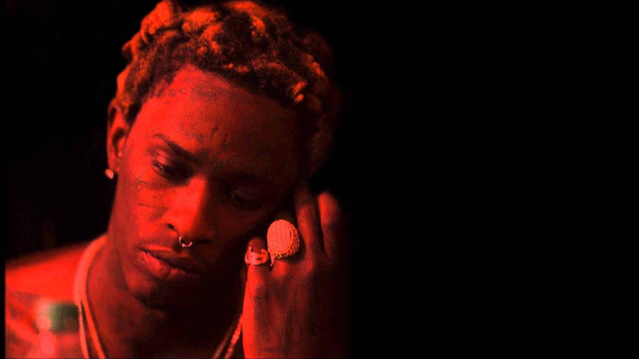 Red Filter Young Thug Wallpaper