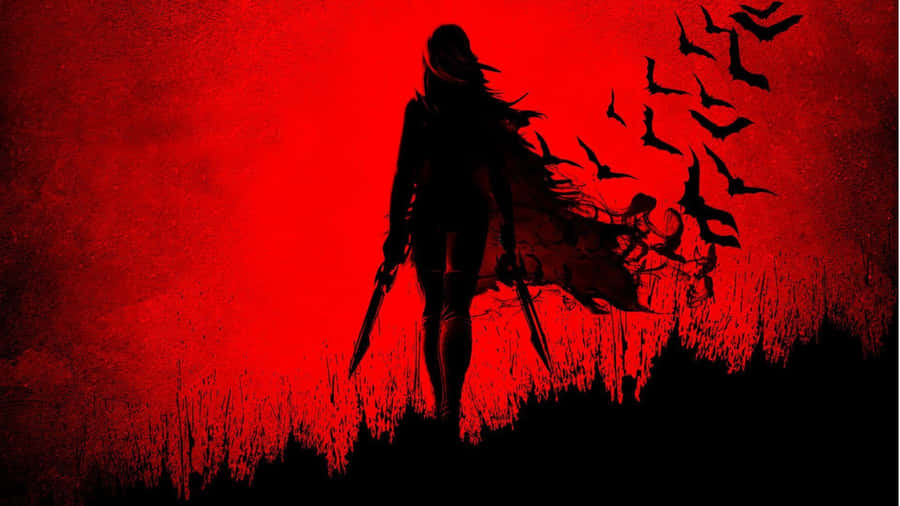 Red Gaming Dark Legends Wallpaper