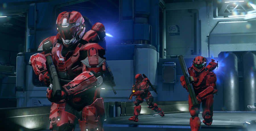 Red Gear In Halo Odst 4k Wallpaper