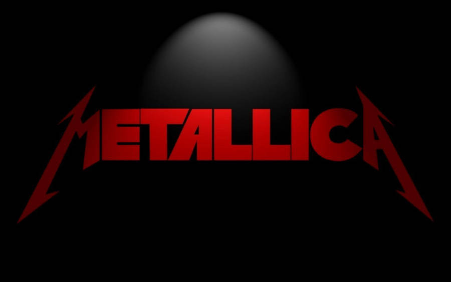 Red Minimalist Metallica Wallpaper