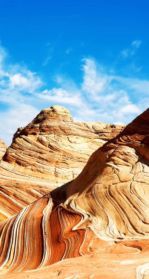 Red Rock Canyon Blue Sky Phone Wallpaper