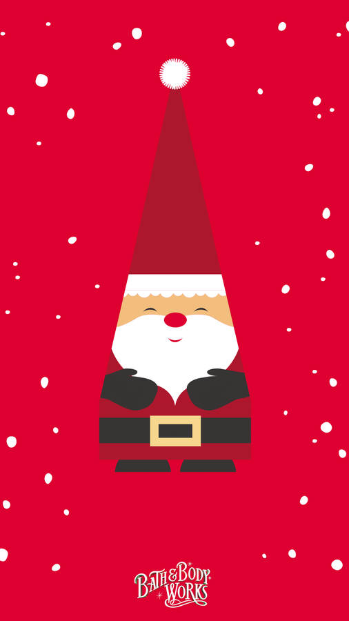 Red Santa Claus Christmas Iphone Wallpaper