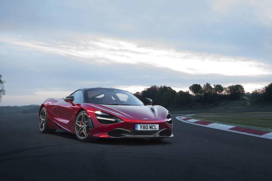 Red Sports Car Mclaren 720s 4k Wallpaper