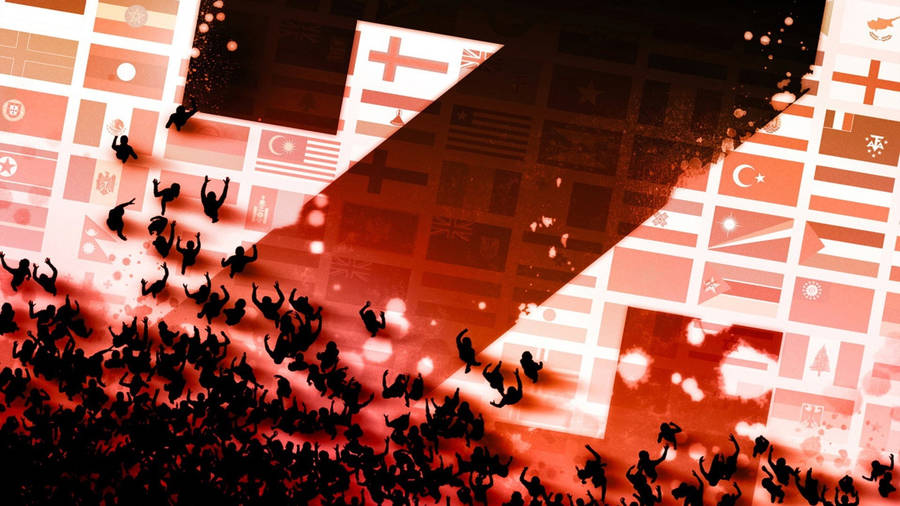 Red Tones World War Z Aftermath Wallpaper