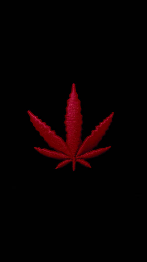 Red Weed For Iphone Screens Wallpaper