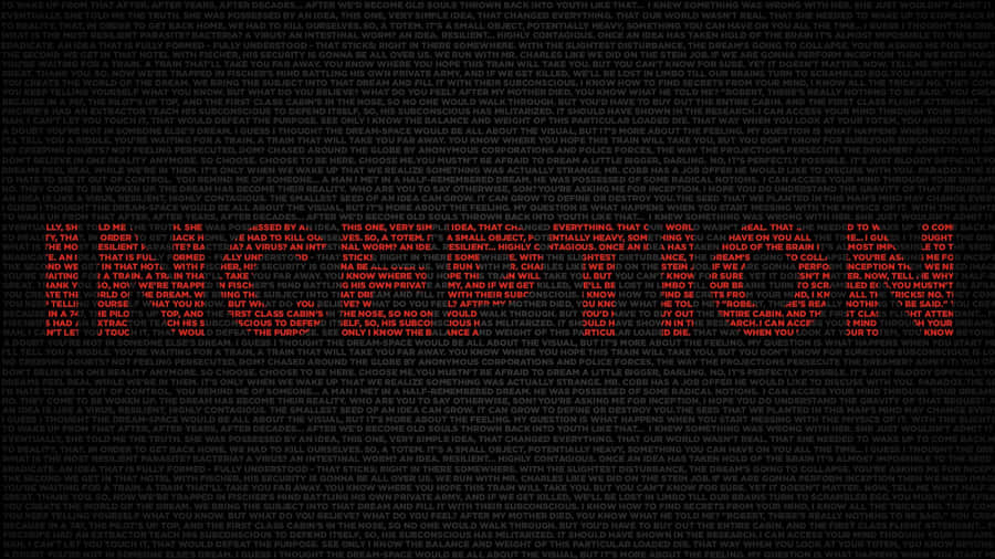 Redacted Script Background Wallpaper