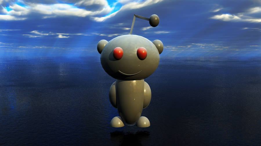 Reddit Snoo 3d Art Wallpaper