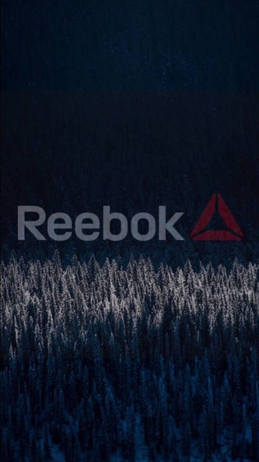Reebok Logo With Lavender Field Phone Wallpaper