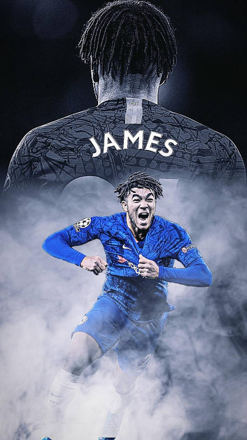 Reece James Phone Smoke Aesthetic Wallpaper