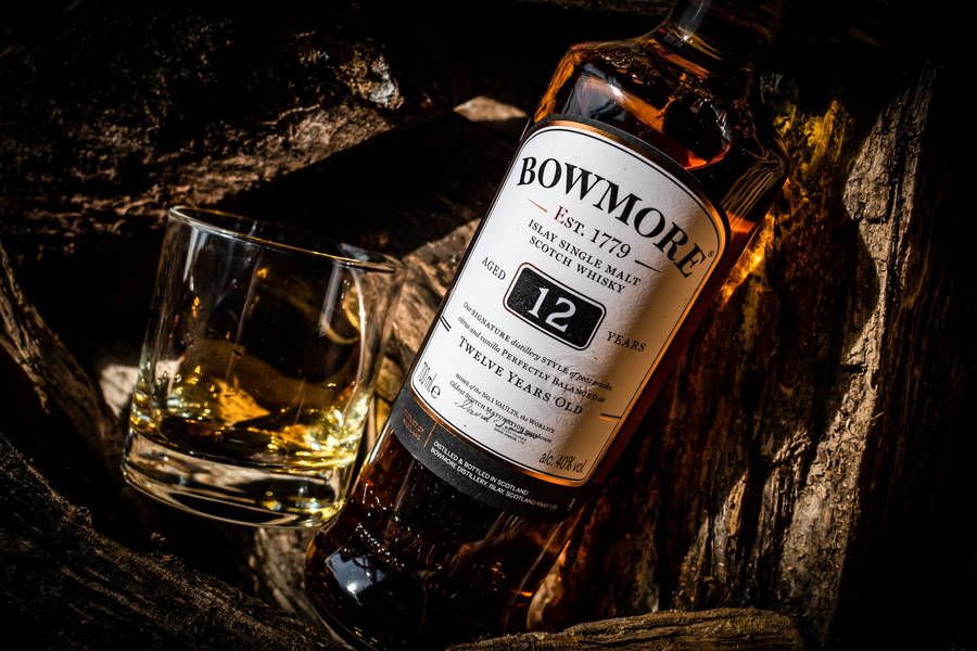 Refinement In A Bottle - Bowmore Scotch Whiskey Wallpaper