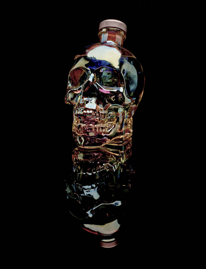 Reflective Crystal Head Vodka Wallpaper