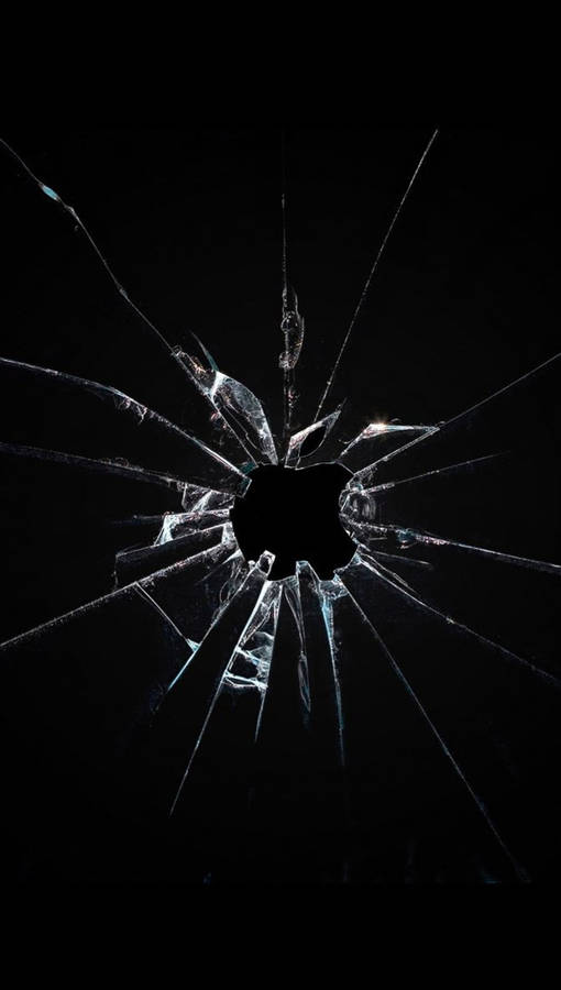 Reflective Shards Of Broken Glass Wallpaper