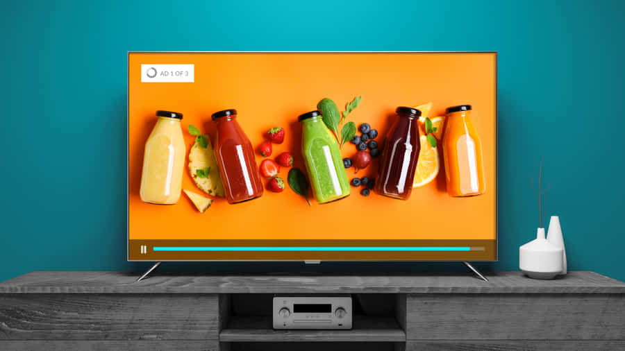 Refreshing Advertisement Of A Juice Brand Wallpaper