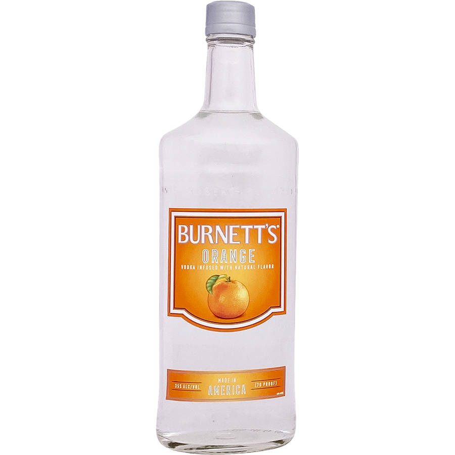 Refreshing Burnetts Orange Vodka Wallpaper