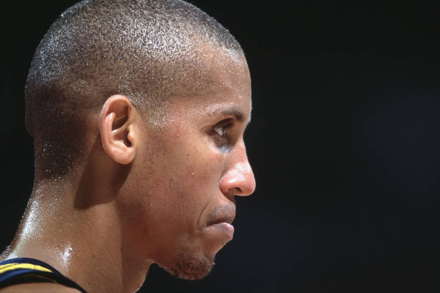 Reggie Miller Sweaty Face Wallpaper