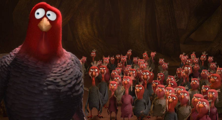 Reggie Plus Other Free Birds Wallpaper