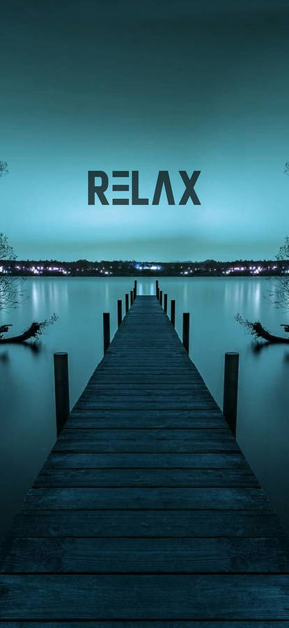 Relax Pier Motivational Mobile Wallpaper