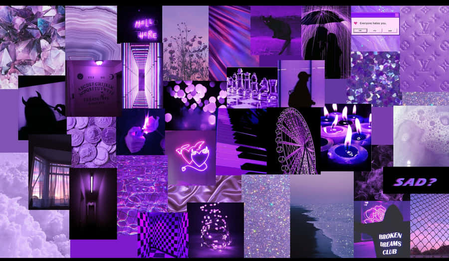 Relaxing Purple Aesthetic Wallpaper