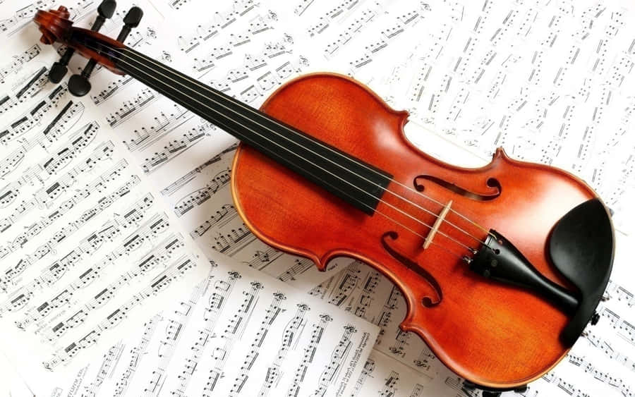 Relaxing With Violin Wallpaper