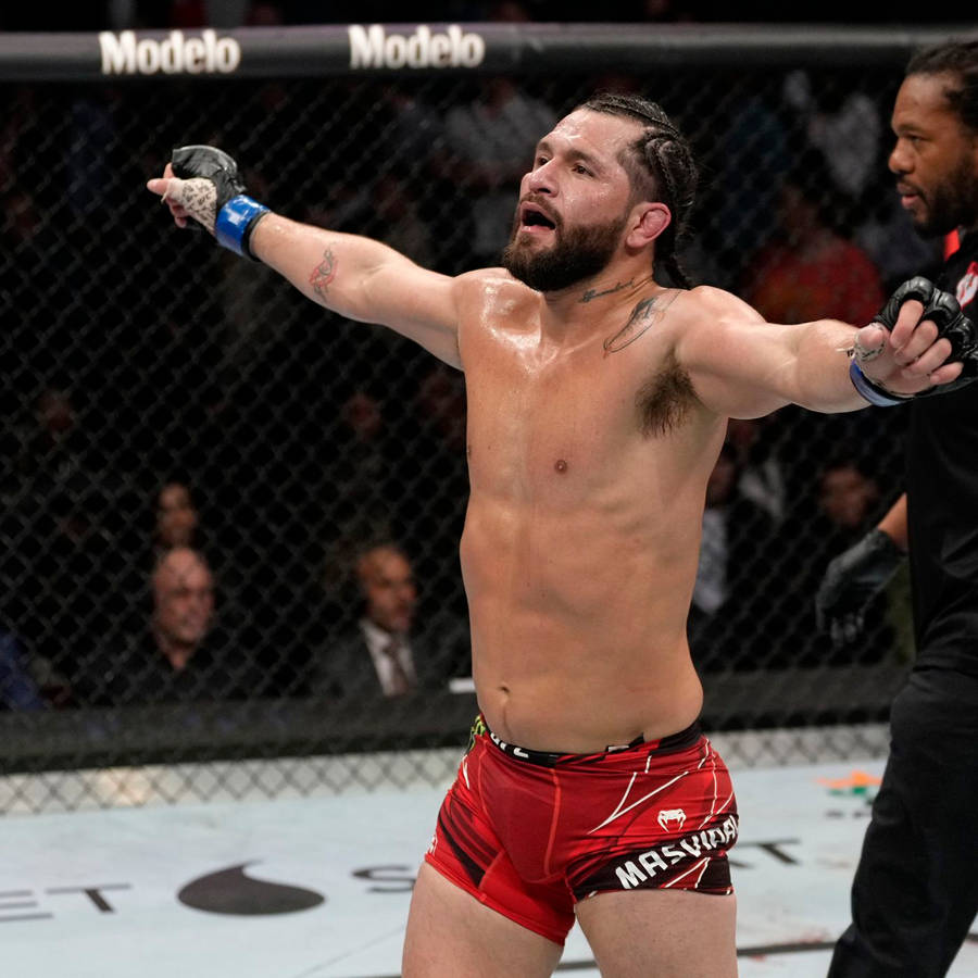 Relieved Jorge Masvidal Wallpaper