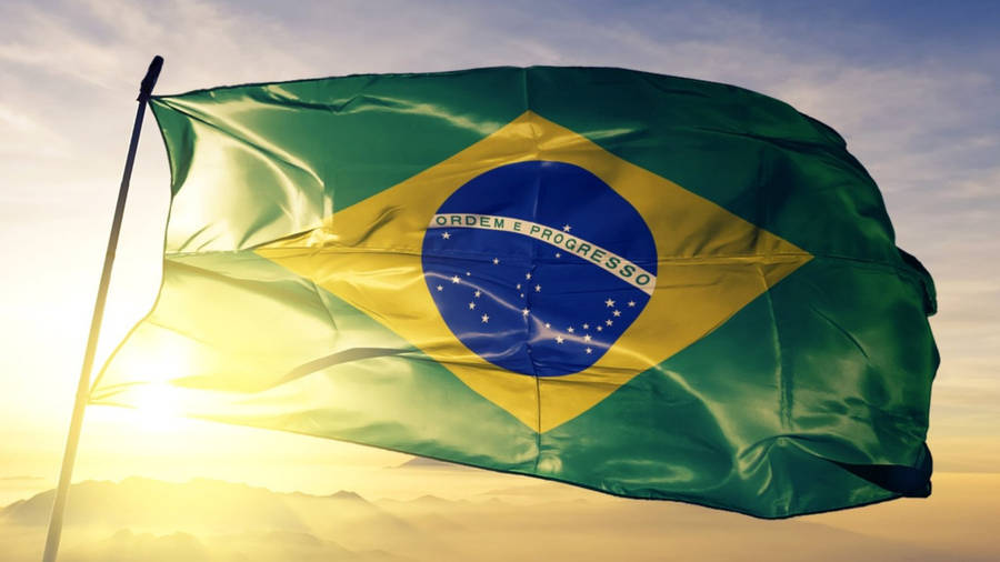 Remarkable Brazil Flag View Wallpaper