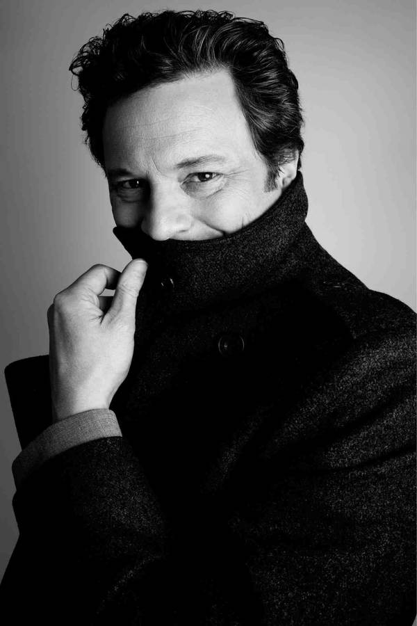 Renowned English Actor Colin Firth Starring In British Vogue Shoot Wallpaper