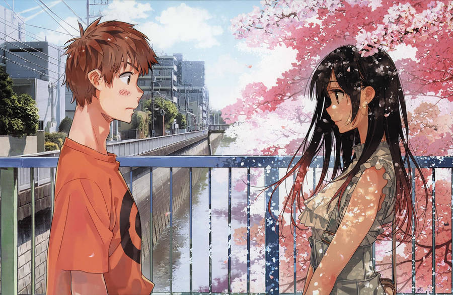 Rent A Girlfriend Chizuru Date With Kazuya Wallpaper