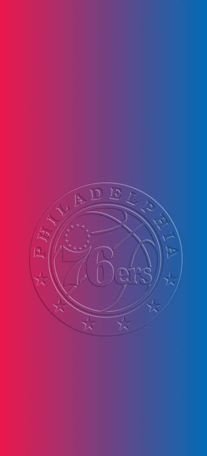 Rep Philadelphia With This Sleek Official Nba Philadelphia Sixers Iphone Wallpaper Wallpaper