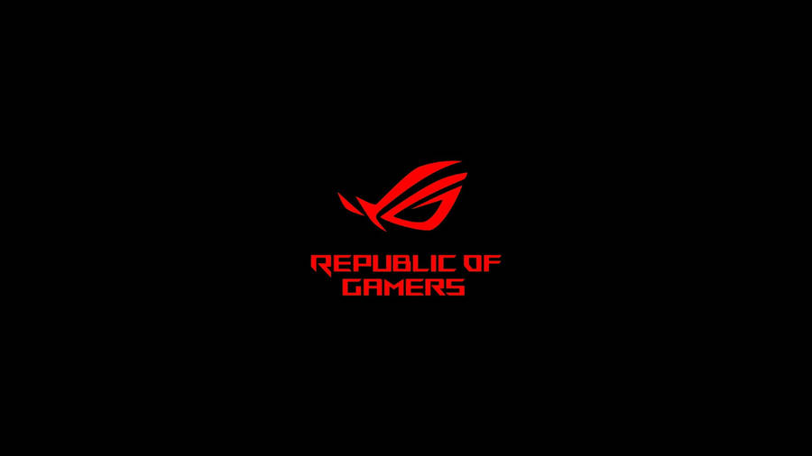 Republic Of Gamers Black And Red Gaming Wallpaper