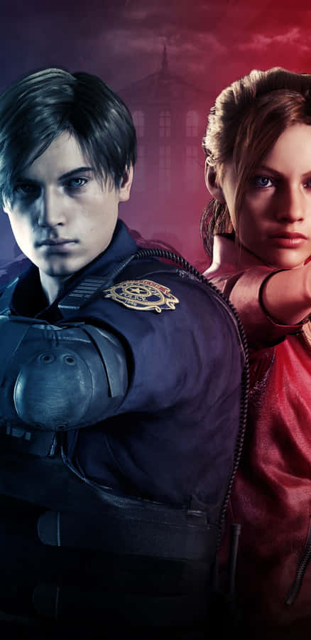 Resident Evil 2 Fanart Phone Wallpaper