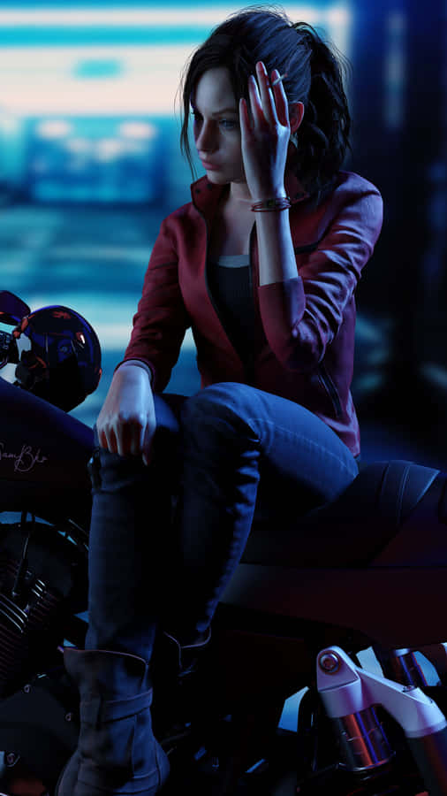 Resident Evil 2 Problematic Claire Phone Wallpaper