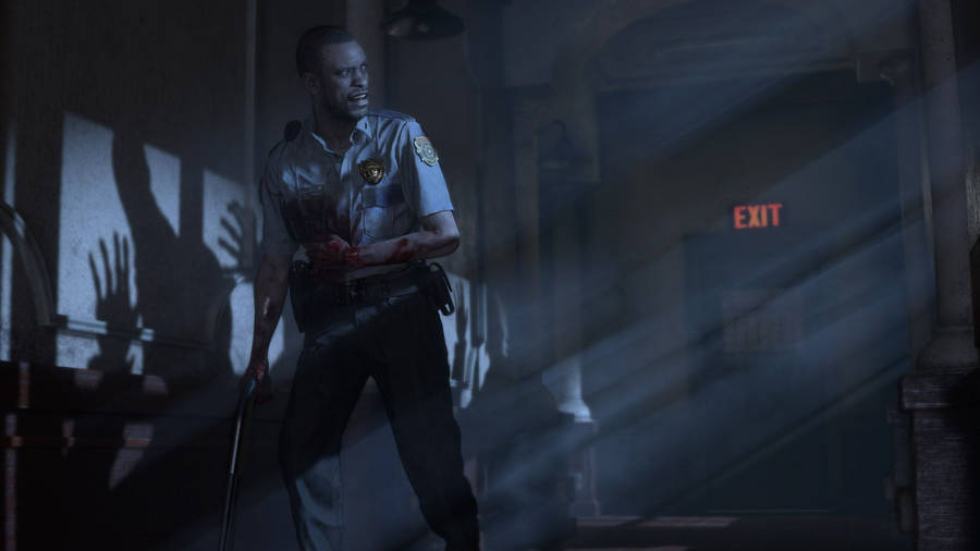 Resident Evil 2 Wounded Marvin Branagh Wallpaper