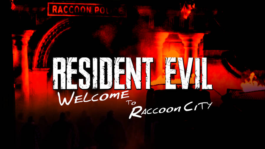 Resident Evil Welcome To Raccoon City Monochrome Wallpaper