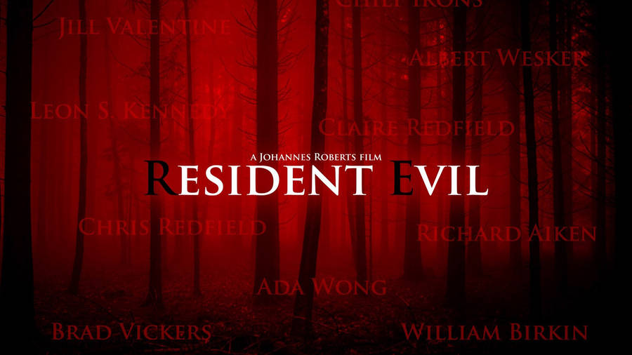 Resident Evil Welcome To Raccoon City Names Wallpaper