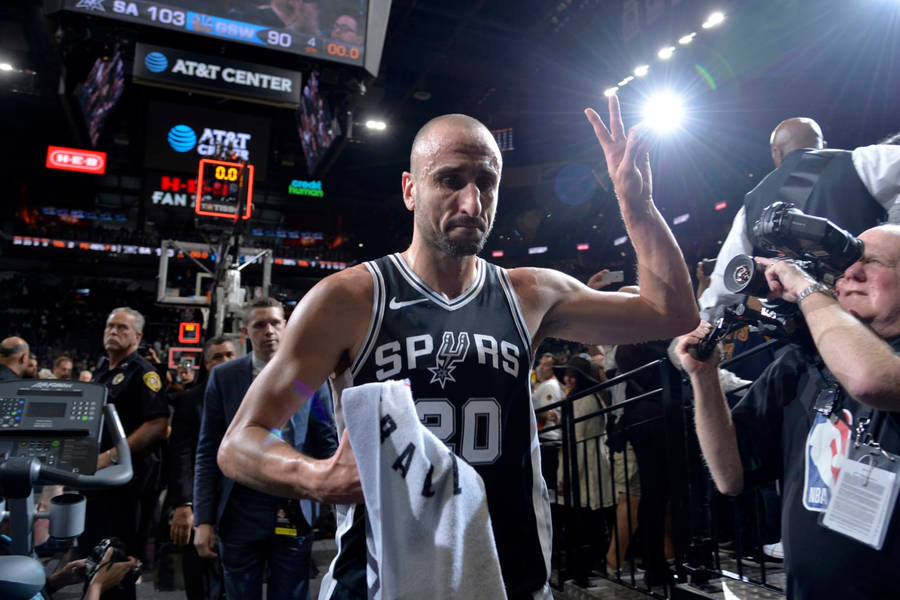 Retired Nba Player Manu Ginobili Wallpaper