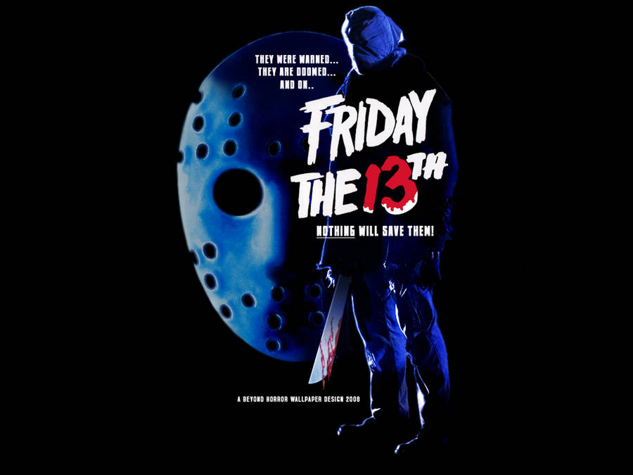 Retro Friday The 13th Movie Poster Wallpaper