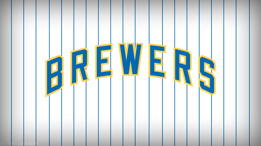 Retro Milwaukee Brewers Logo Wallpaper