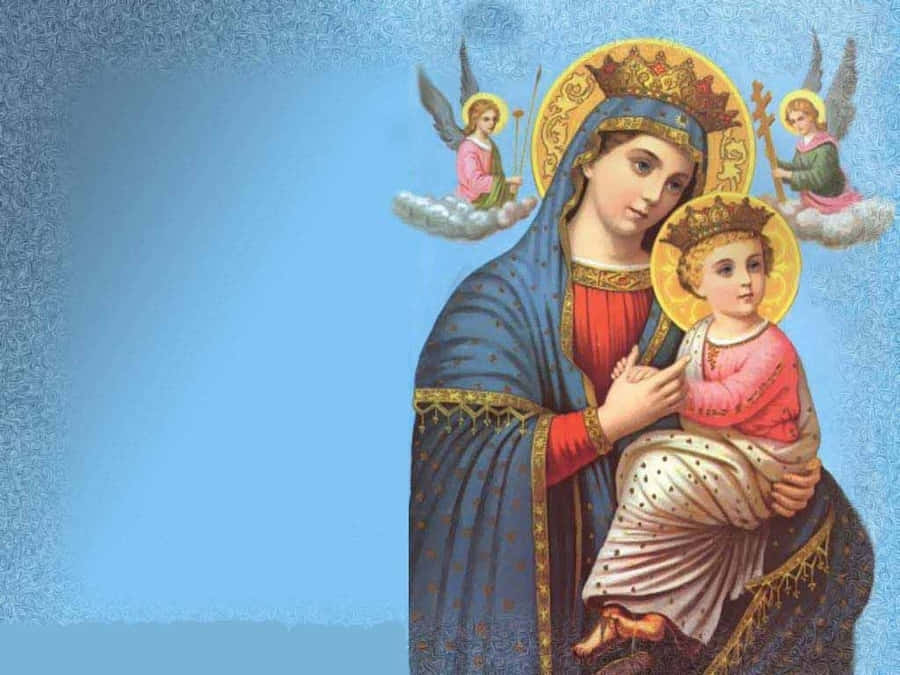 Revered And Honored Mother Mary Wallpaper