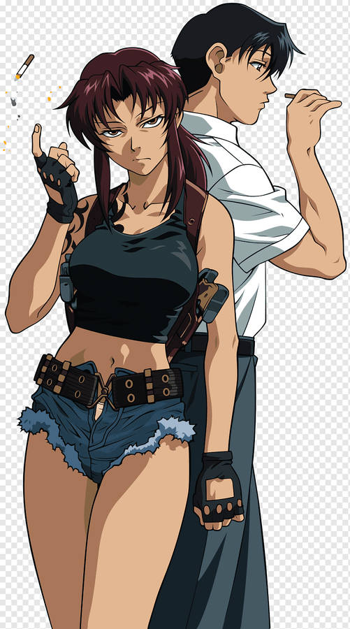 Revy And Rock Black Lagoon Wallpaper